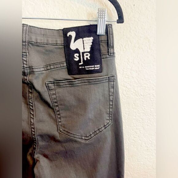 Free People Jeans x Sandrine Rose washed Black Wide Leg Super Flare Jeans NWT 29 - Picture 7 of 11